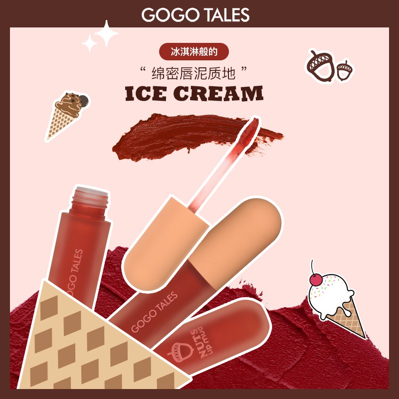[ GOGO TALES ] Son Kem Lì GOGOTALES Hạt Dẻ