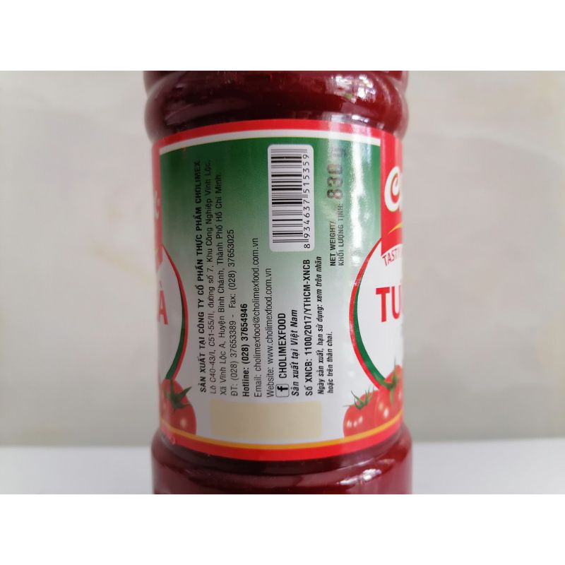 TƯƠNG CÀ CHOLIMEX 830GR