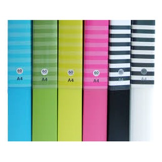 Bìa nhựa còng 2 nhẫn - 2 rings file loại đẹp, màu xanh biển