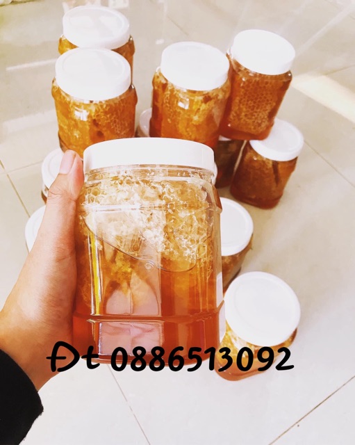 Mật ong sáp bánh tổ 1kg nguyên chất daklak