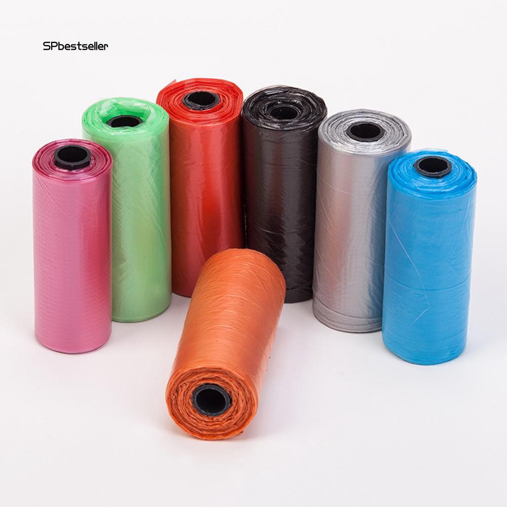 Set 4 cuộn 60 túi nylon đựng rác thải thú cưng tiện lợi