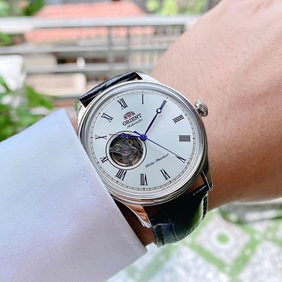Đồng hồ Nam dây da Orient Caballero White FAG00003W0