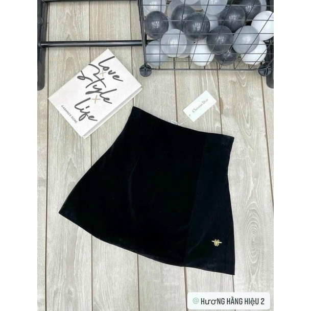 m854-CHÂN VÁY NHUNG THÊU ONG | BigBuy360 - bigbuy360.vn