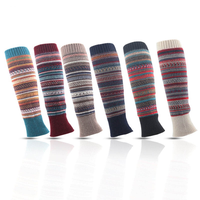 Đôi Tất Chân Len Dài Qua Gối Giữ Ấm Cho Nữ