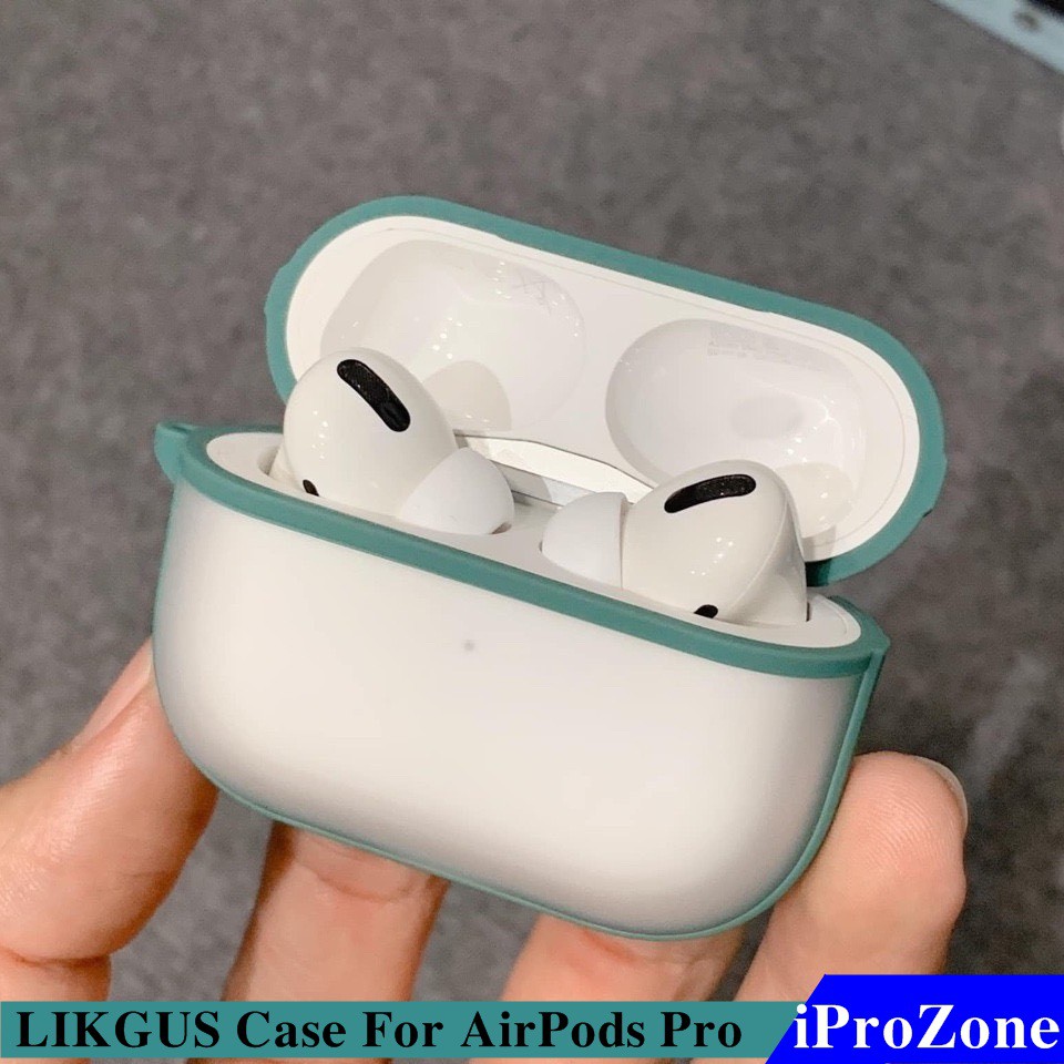 Ốp ( Bao) cho Airpod Pro 2019 Chính hãng LIKGUS Nhám mờ chống bẩn , chống sốc cao cấp