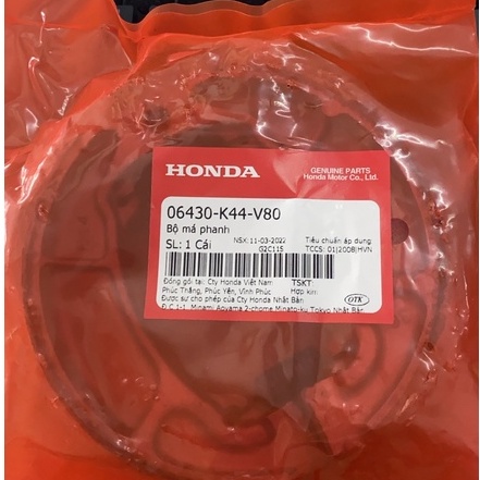 BỐ THẮNG SAU VARIO / AB / CLICK / PCX / SH MODE / PCX / LEAD /VISION ZIN CHÍNH HÃNG HONDA