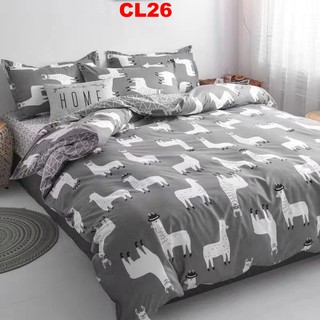 Set chăn ga gối Cotton poly bộ 4 món CL26 hàng đẹp Loại 1 nhập khẩu