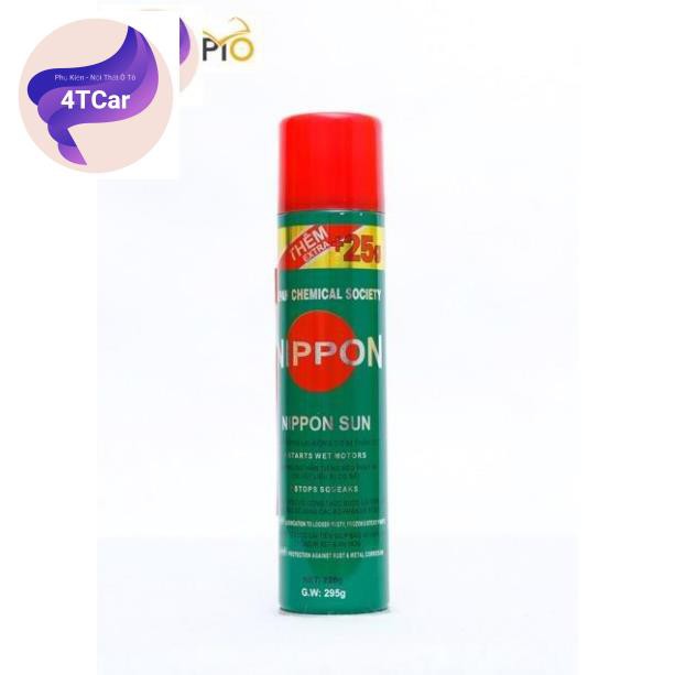 Bình xịt bôi trơn chống rỉ sét Nippon 295g/495g