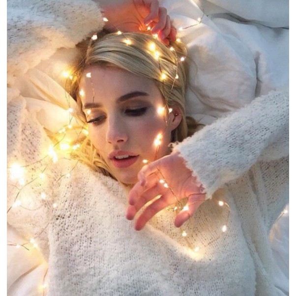 Dây đèn Fairy Light đom đóm 2 mét dùng pin CR2032