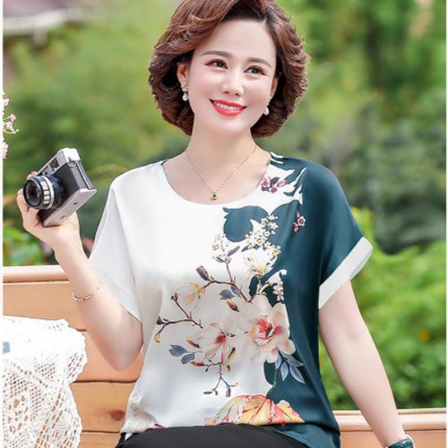 [KÈM ẢNH VIDEO THẬT] Đồ bộ trung niên cao cấp sang trọng kiểu đẹp, đồ bộ ống rộng chất liệu lụa in 3D mề | BigBuy360 - bigbuy360.vn