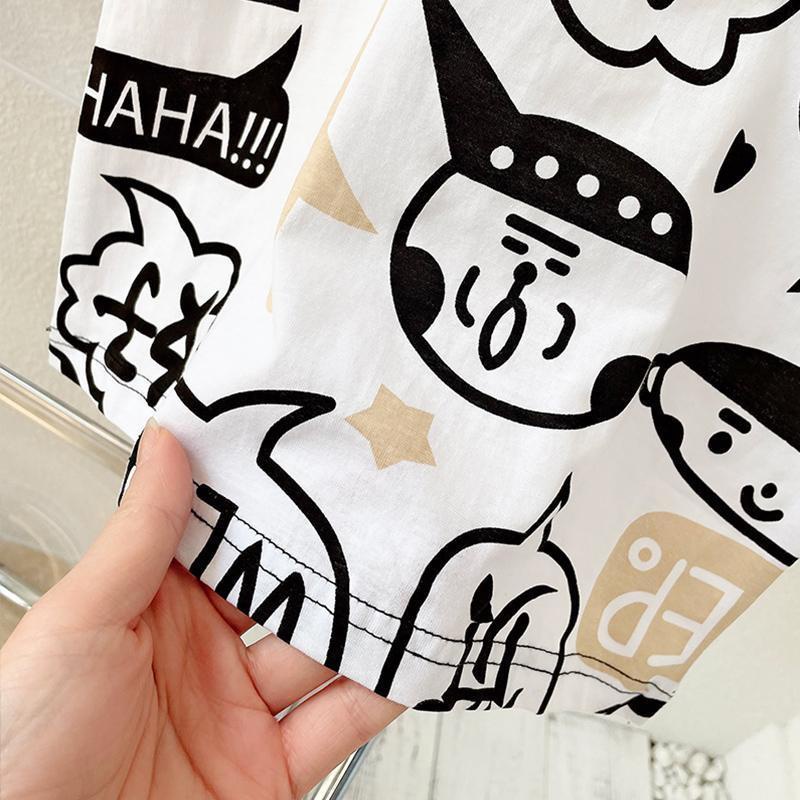 Hàng Mới Về Mới Áo Thun Cotton Ngắn Tay In Chữ Phong Cách Hàn Quốc Dễ Phối Đồ Thời Trang Mùa Hè Cho Bé Trai Và Gái