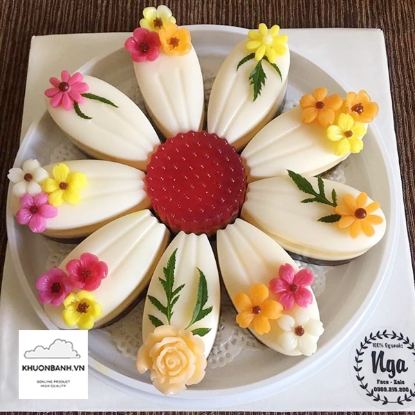 Khuôn hoa hướng dương 9 cánh 27cm