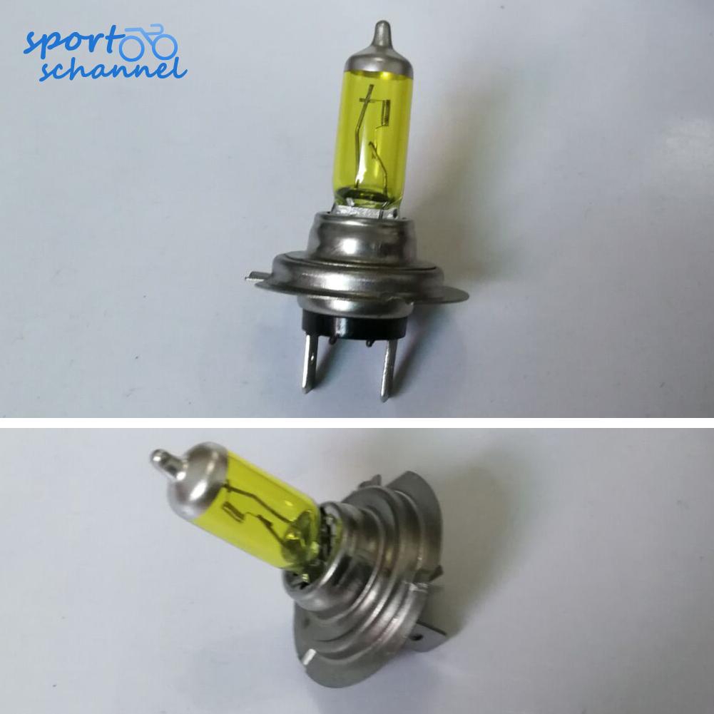 1 Bóng Đèn Pha Halogen H7 12v 55w 4,000k-4,500k Ánh Sáng Vàng