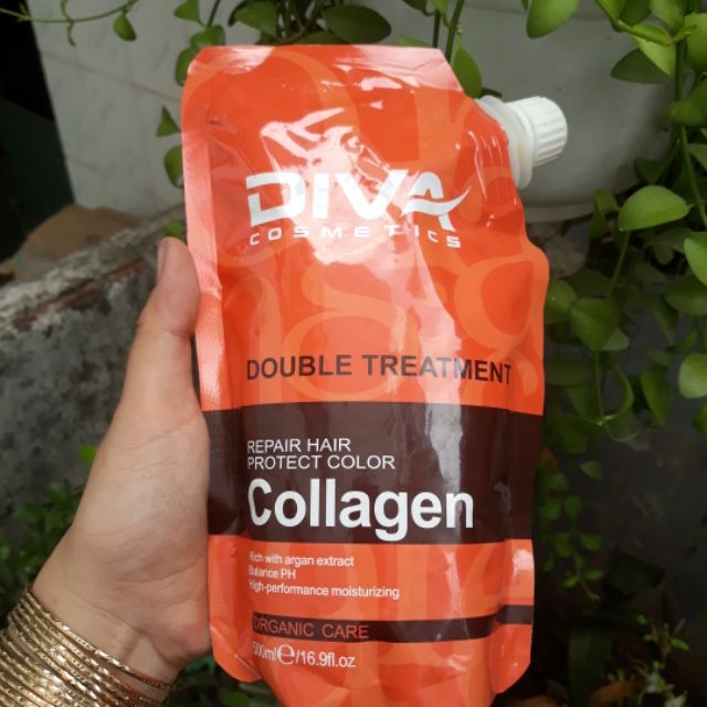 DẦU HẤP TÓC SIÊU MƯỢT COLLAGEN DIVA ITALY 500ML