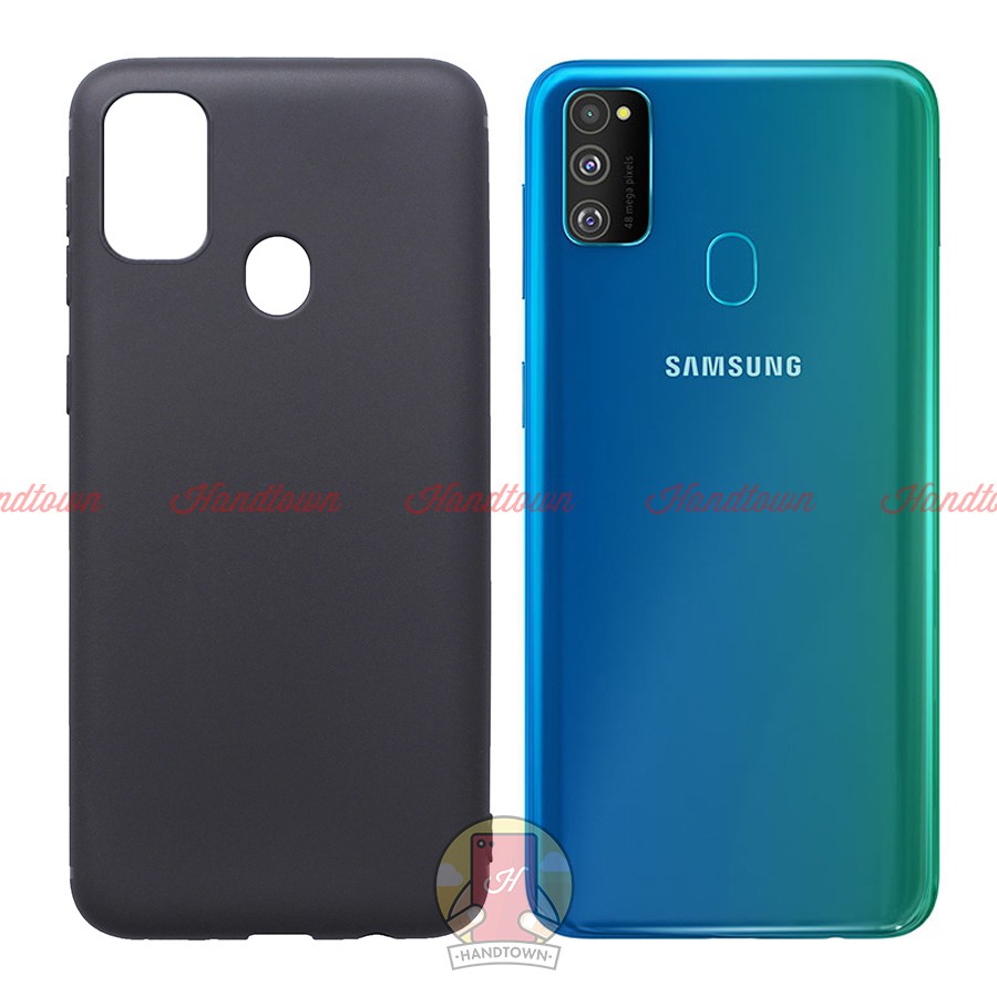 Ốp lưng Samsung Galaxy M30s dẻo đen và trong suốt chống ố