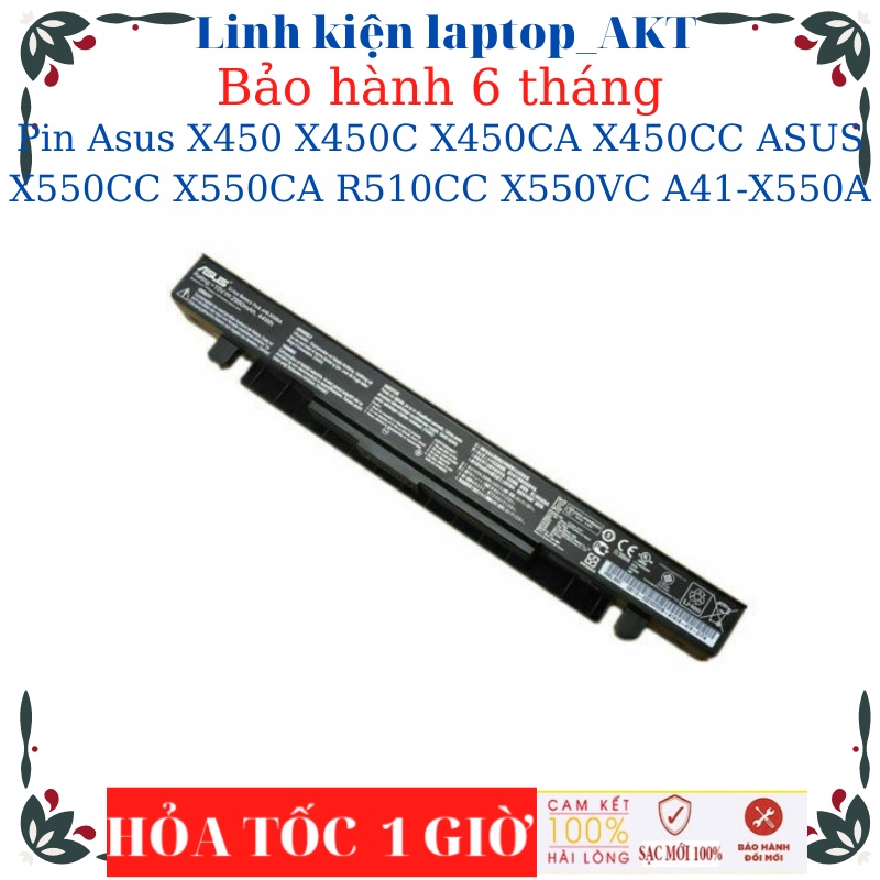 Pin laptop Asus X450 X450C X450CA X450CC ASUS X550CC X550CA R510CC X550VC A41-X550A