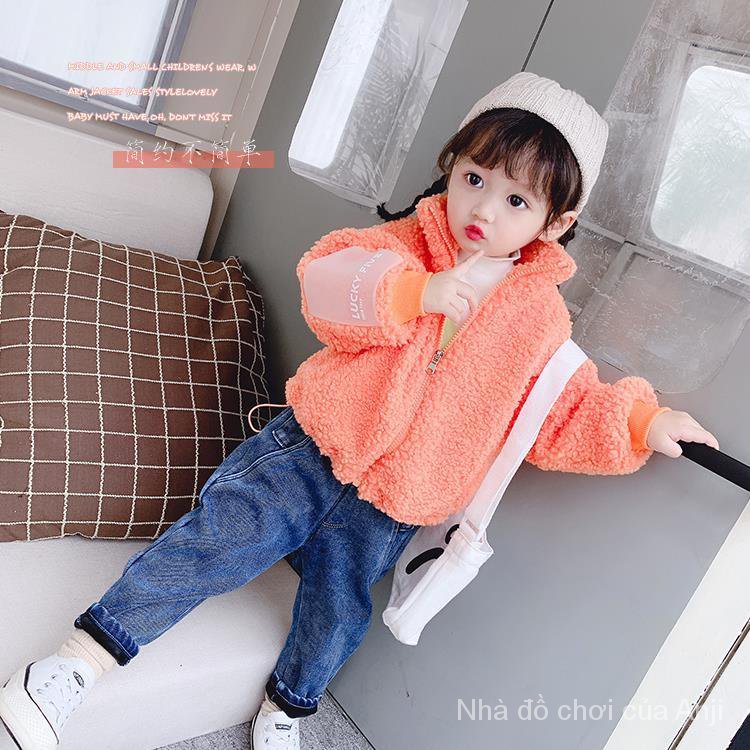 Cotton thick cotton autumn girl coat