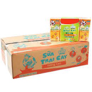 [Hoả Tốc TP Hà Nội] Thùng Sữa Trái Cây Lif Kun 180ml Đủ Vị: Cam, Dâu, Nho, Trái Cây Nhiệt Đới (48 hộp)