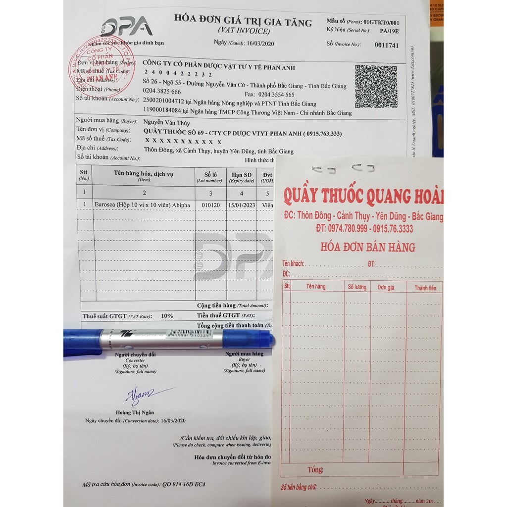 Eurosca, Eurosca Fort Abipha - Giảm ho, thông mũi, giảm triệu chứng đau họng, cảm lạnh