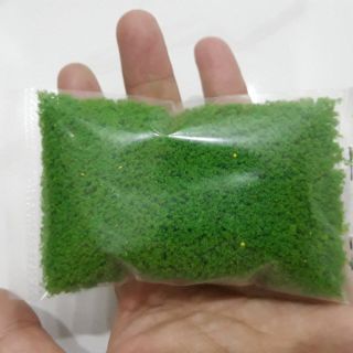 Bột cỏ xanh làm mô hình cây, thảm cỏ
