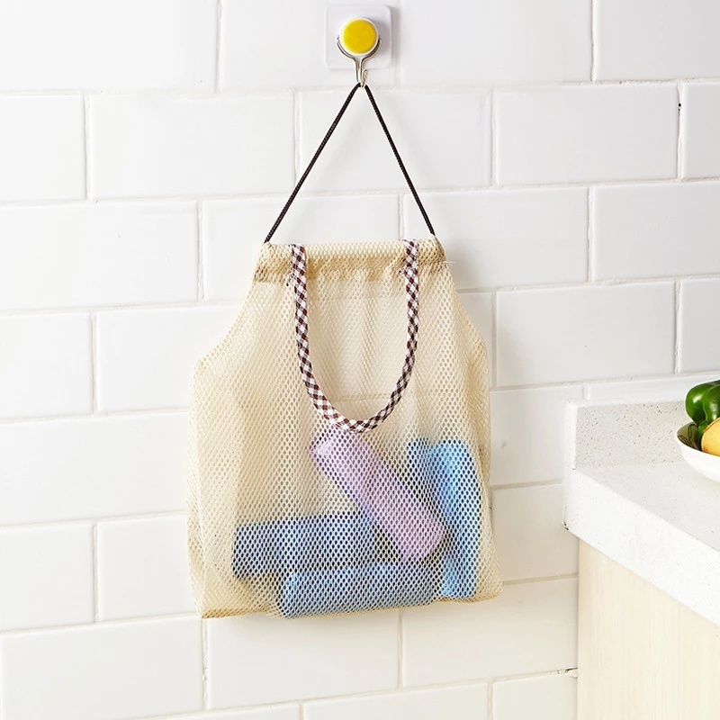Túi Lưới Treo Đựng Hành Tỏi Rau Củ Quả Đa Năng Sức Chứa Lớn Có Thể Tái Sử Dụng