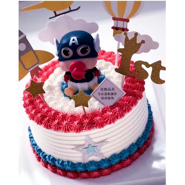 Mô Hình Hello Kitty, Doraemon, Captain America Dễ Thương