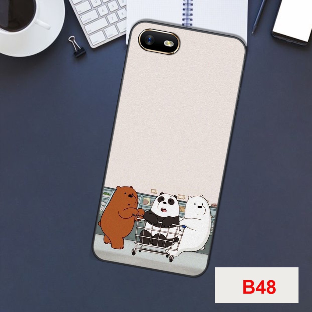 [HOT]ỐP LƯNG OPPO A3S/A1K/REALME C1/REALME C2 HÌNH 3 CHÚ GẤU CỰC DỄ THƯƠNG