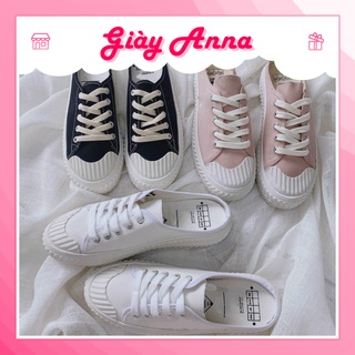 Giày thể thao nữ độn đế gc trơn