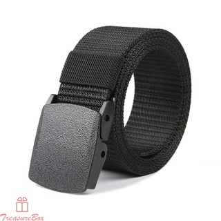 【TRSBX】Combat Buckle Strap Tactical Belt Webbed Belt Work Belt Adjustable No Metal Belt