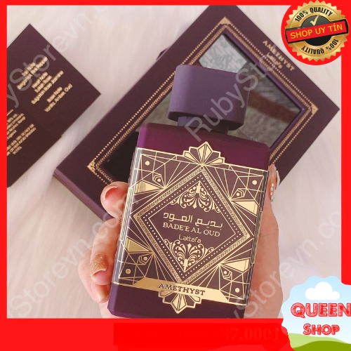 Siêu phẩm tinh dầu Dubai Lattafa Bade’e Al Oud Amethyst (100ml)