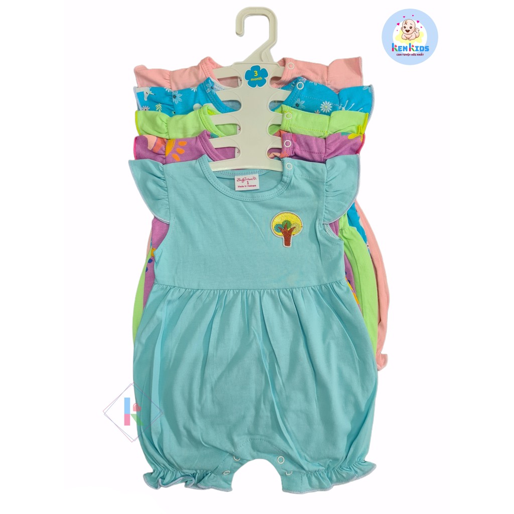 Bodysuit - Body đùi nhiều màu cho bé gái BabyWear - 1 bộ