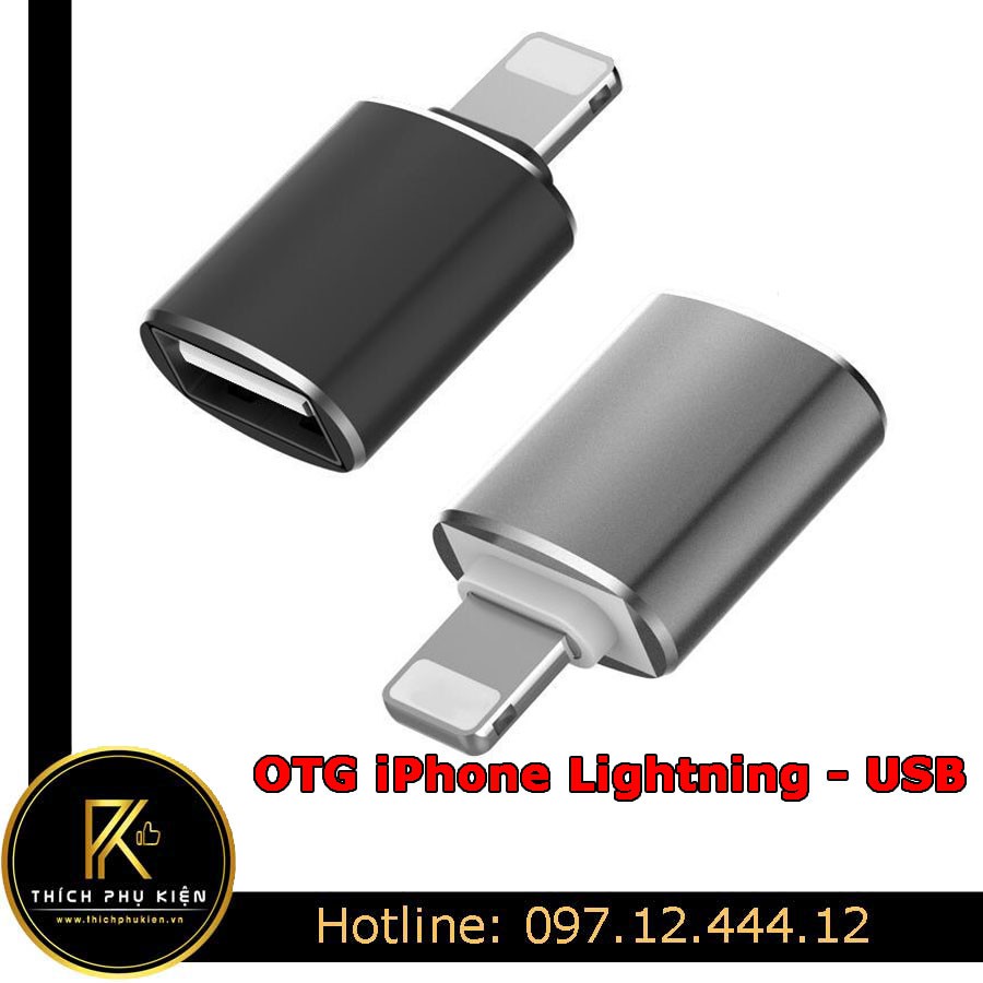 OTG Bộ chuyển đổi dữ liệu iPhone/iPad Lightning - Type C ra USB 3.0