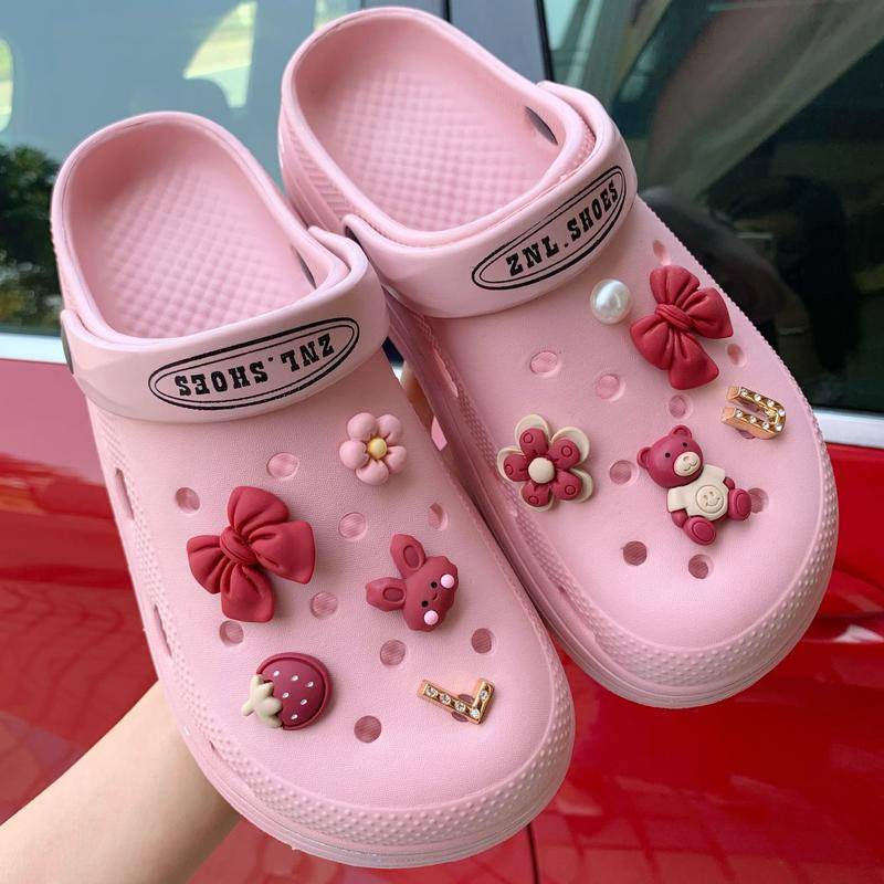sticker dép crocsSet charm phụ kiện trang trí giày dễ thương DIY