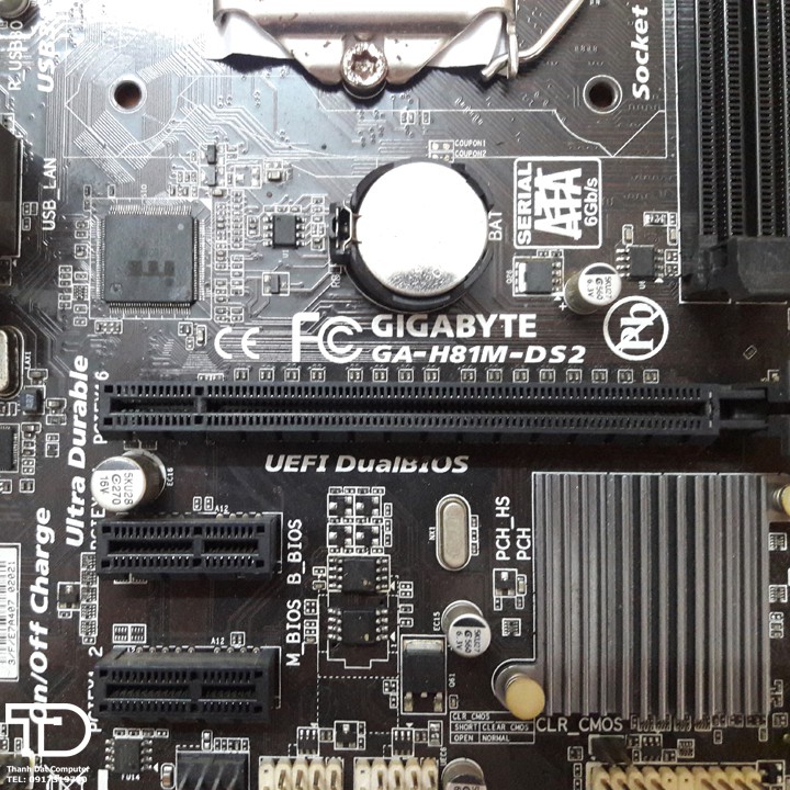 Main Giga H81 DDR3 socket 1150 - Bo mạch chủ Gigabyte GA-H81M-DS2