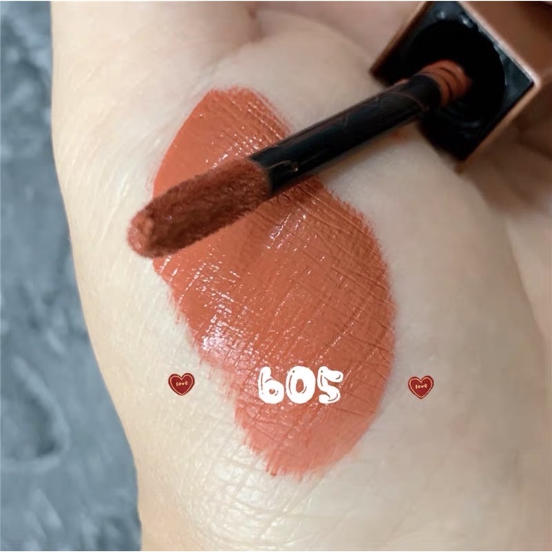 Son Kem Lì Màu Nâu Đất Socola Lip Gloss Mềm Mịn, Lâu Trôi