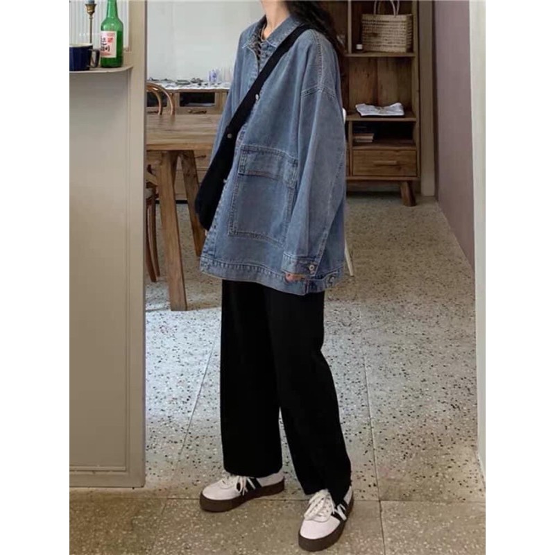 Quini.store - Áo Khoác bò Oversize | Áo Khoác Jeans Nam Nữ - QUINI STORE