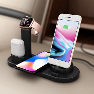Bộ sạc ko dây 3 trong 1 đa năng cho IPđồng hồ táo tai nghe ko dây táos tiện dụng