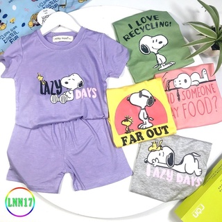 Bộ Minky Mon Chú Chó Soppy Cộc Tay Cho Bé Hot Trend 2021  Cho Bé 8-25KG