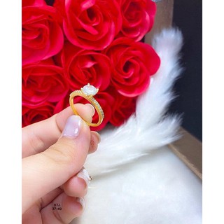 Nhẫn nữ cao cấp, có giấy của tiệm vàng