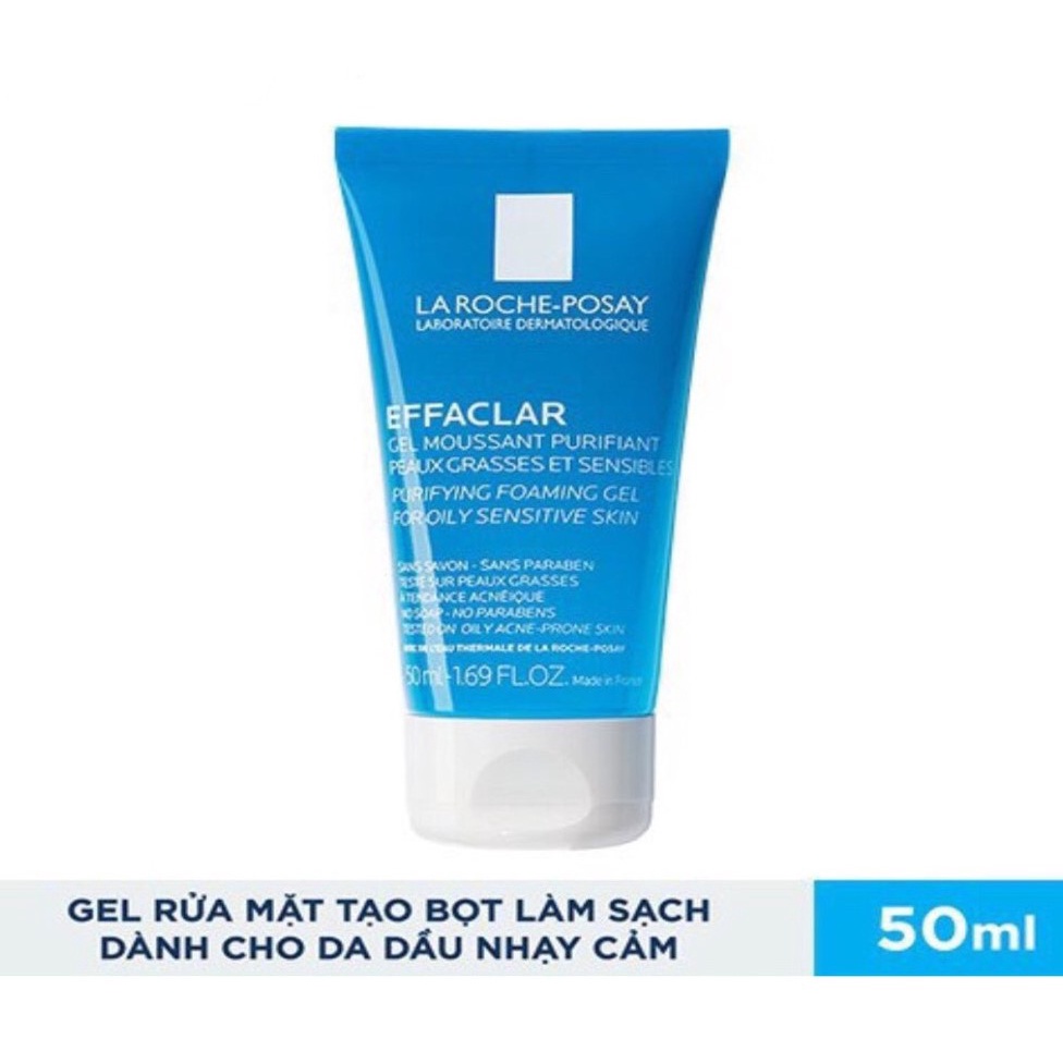 Bộ Giảm Mụn Ngừa Thâm Sạch Thoáng Cho Da Dầu &amp; Nhạy Cảm LA ROCHE-POSAY (50ml)