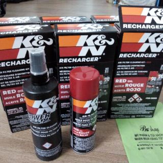 Chai vệ sinh lọc gió k&n (1 hộp 2 chai) #99-5000