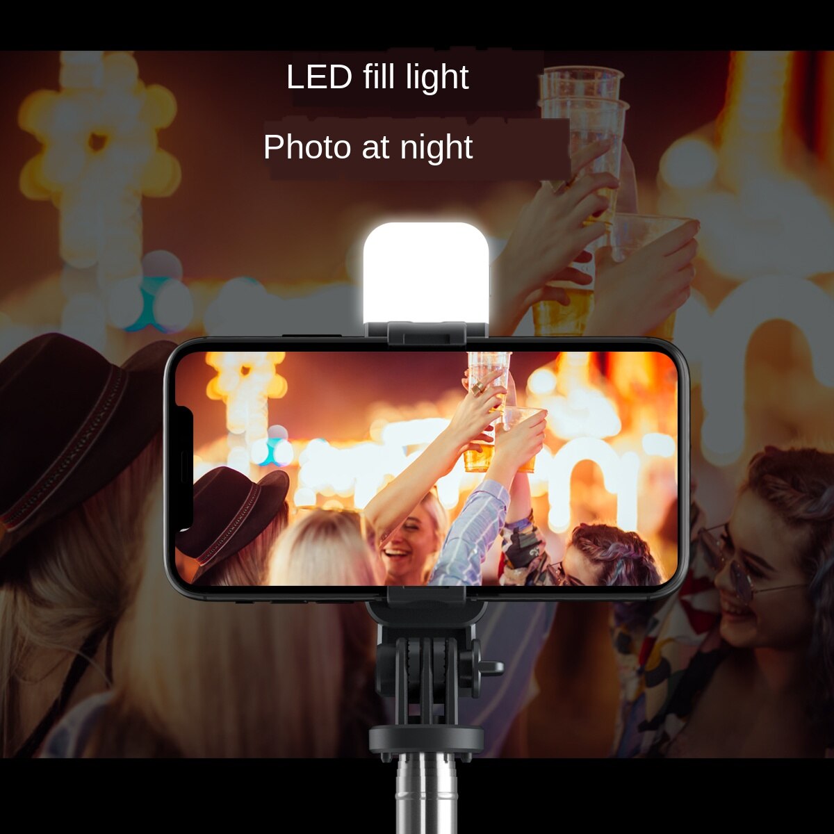Gậy Chụp Ảnh Tự Sướng L02S Tích Hợp Đèn Led | BigBuy360 - bigbuy360.vn