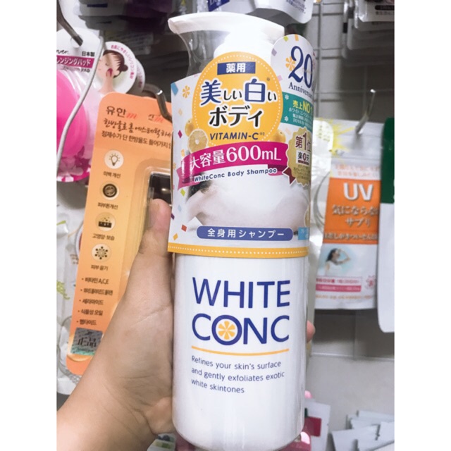 Sữa tắm white conc 600ml