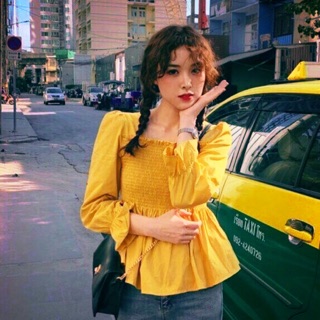Áo tiểu thư dáng peplum