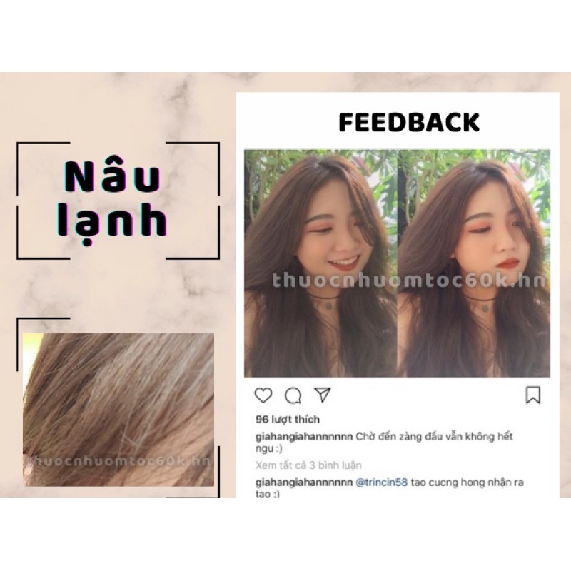Thuốc nhuộm màu nâu lạnh kèm trợ dưỡng găng tay thuocnhuomtoc60k.hanoi | BigBuy360 - bigbuy360.vn