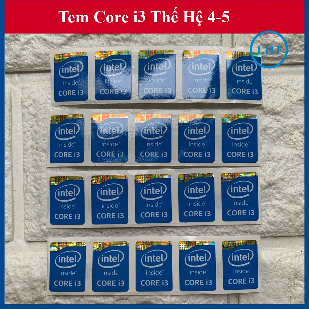 Thay Tem Core i3 Thế Hệ 4, Thế Hệ 5 -  màu Xanh