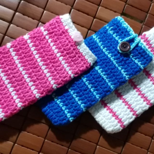 Túi điện thoại bằng len