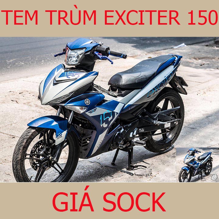 Tem Trùm Xe Exciter 150 Ex ( mẫu mới năm nay )