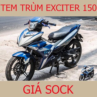 Tem Trùm Xe Exciter 150 Ex ( mẫu mới năm nay )