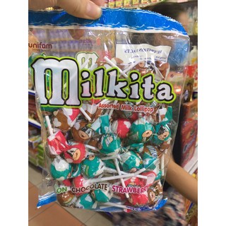 Kẹo Mút Trái Cây Sữa Milkita 45g